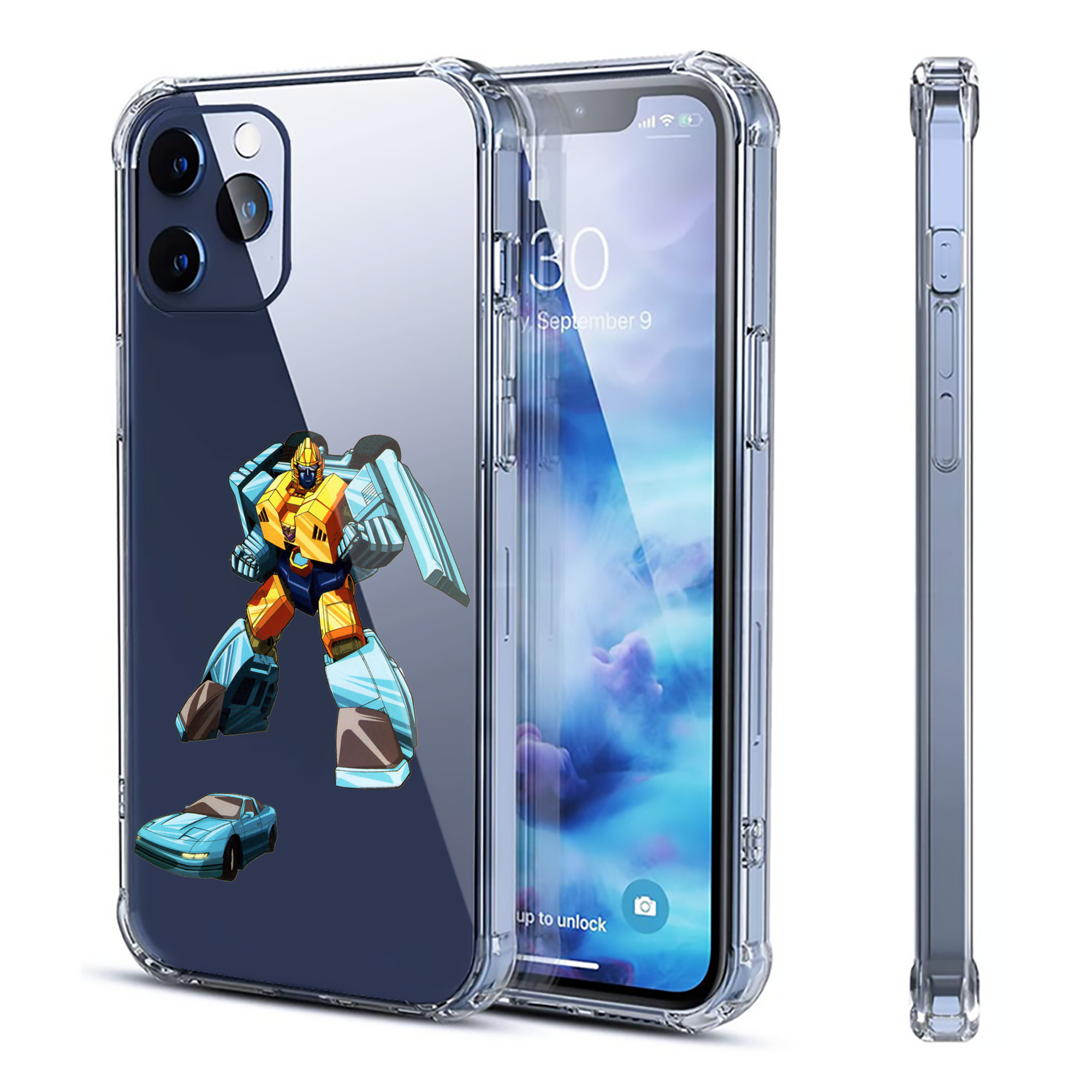 （画像用）  【iPhone 12シリーズ対応】透明スマホケース（クリアソフトケース）